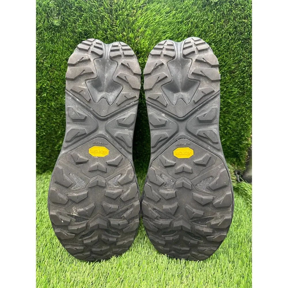 Hoka One One Anacapa 2 Mid GTX 1141633F-BBLC Hiking Boot Men's 11D Black Leather